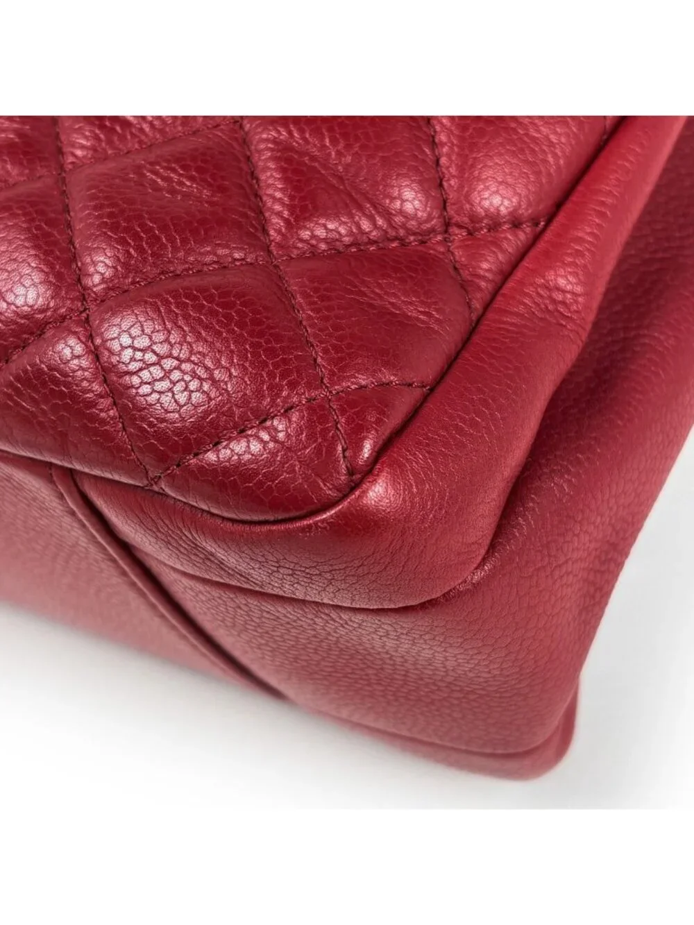 Chanel Shoulder Bag CC Logo Double Face Caviar Leather